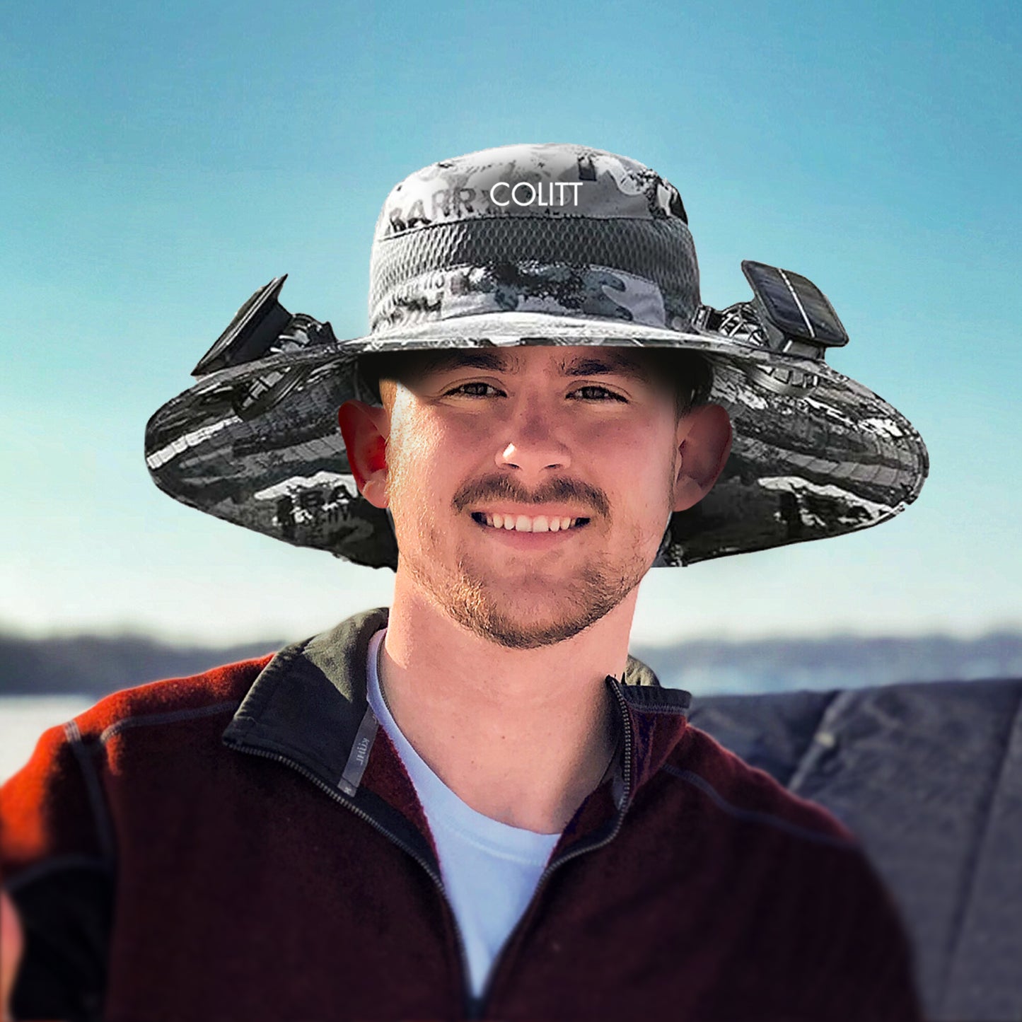 Colitt - Fishing Hat With Built In Fan
