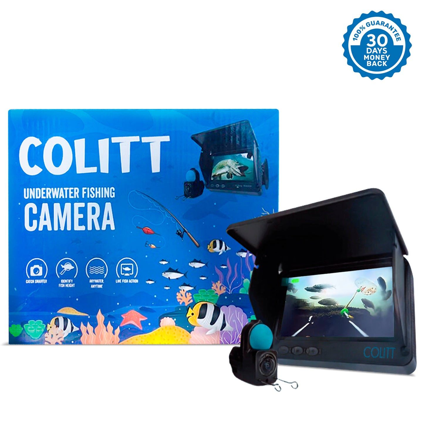 camera fishing lure Robotic It can also improve the viewing effect of real Colitt - Underwater Fishing Camera