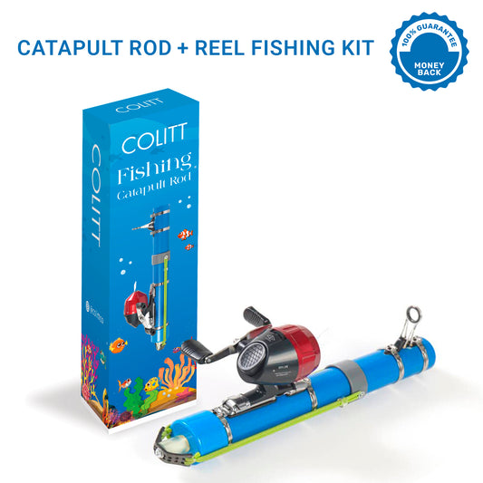 Catapult fishing rod + reel kit