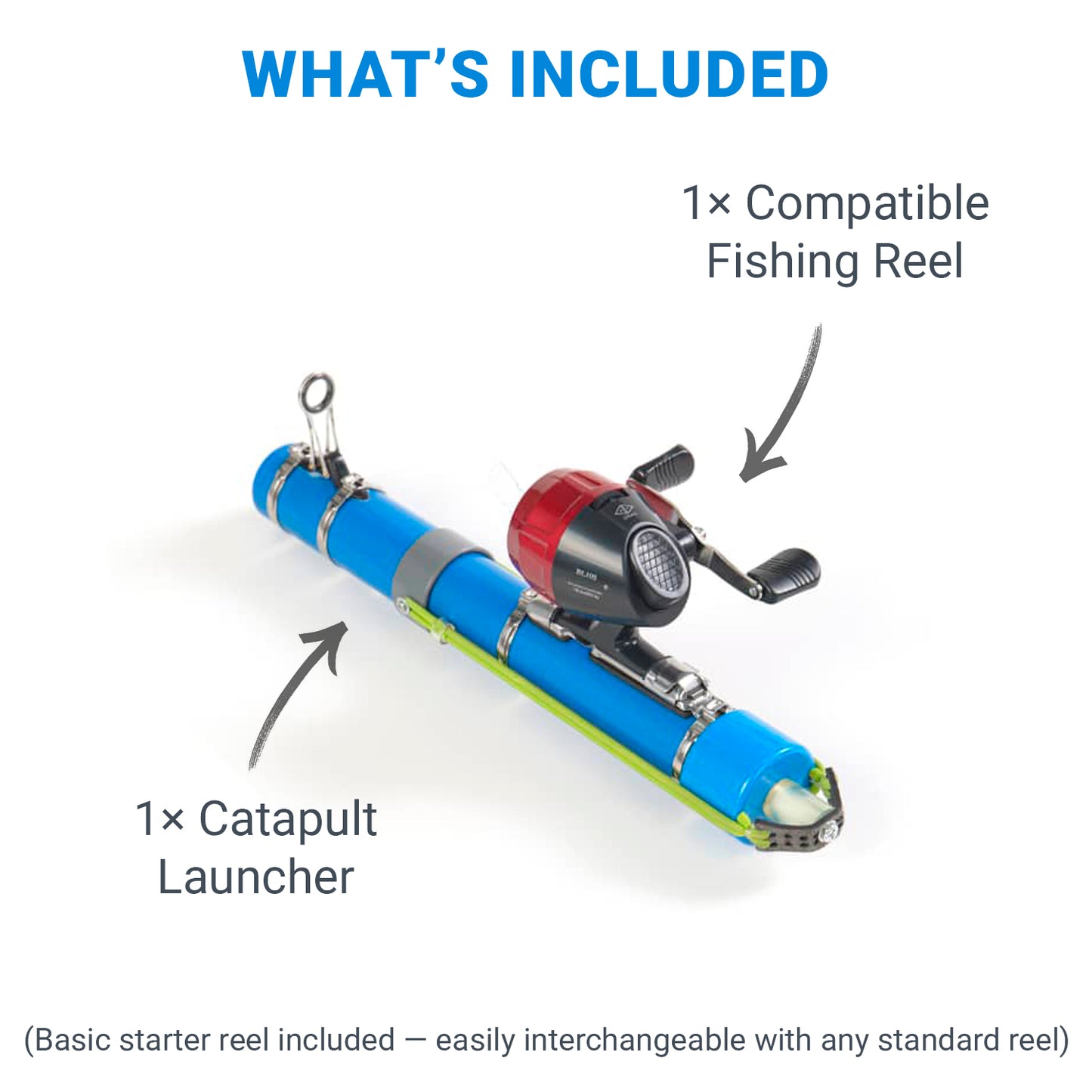Catapult fishing rod + reel kit