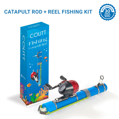Catapult fishing rod + reel kit