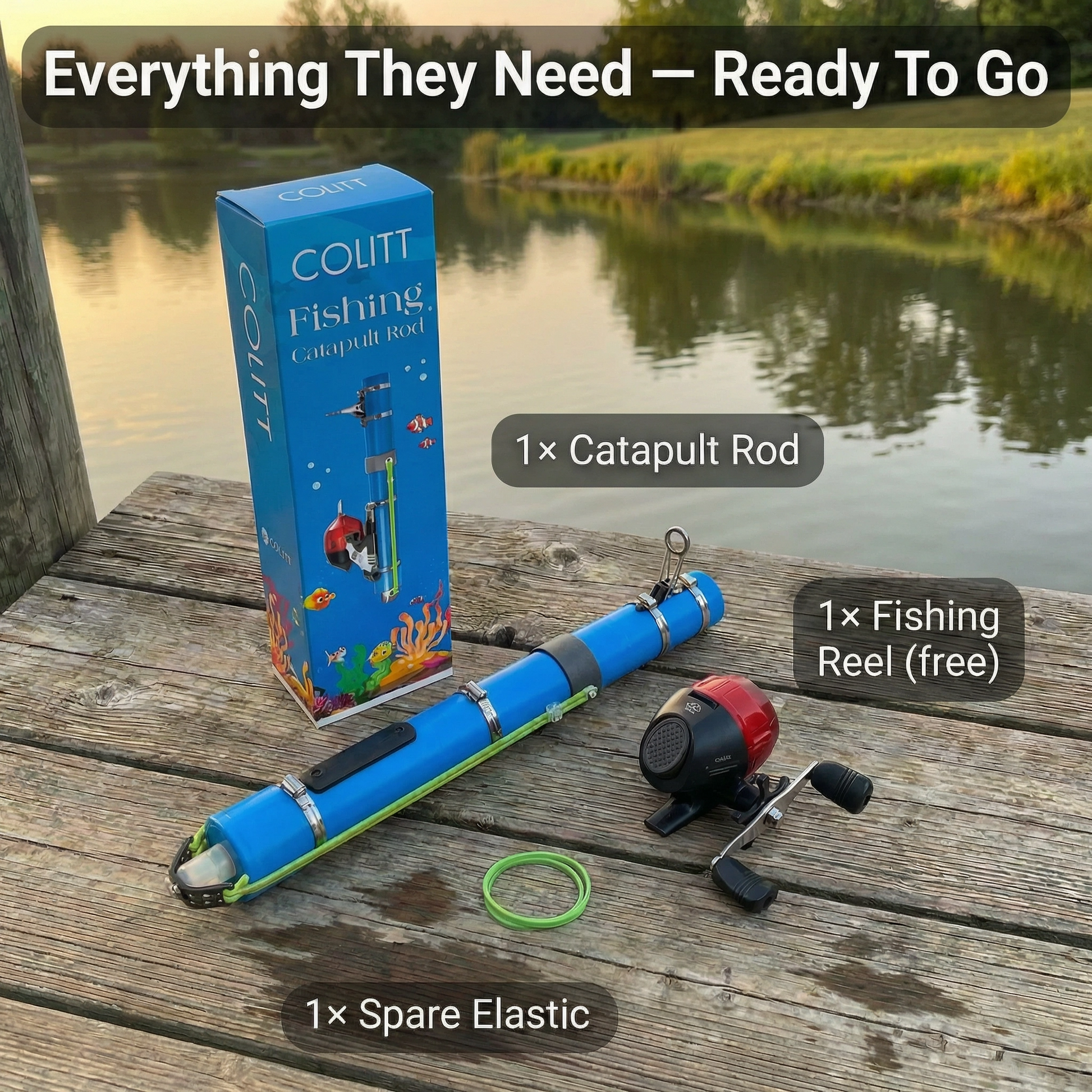 cataclysm fishing poles Catapult fishing rod + reel kit – Colitt