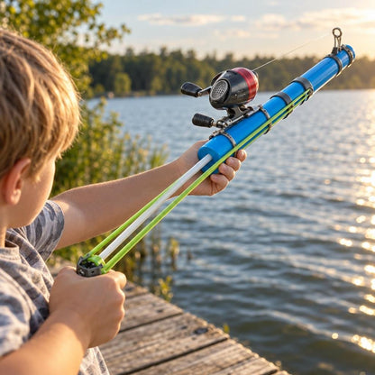 Catapult fishing rod + reel kit