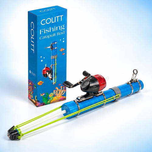 Catapult fishing rod + reel kit