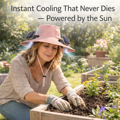 Solar Cooling Hat