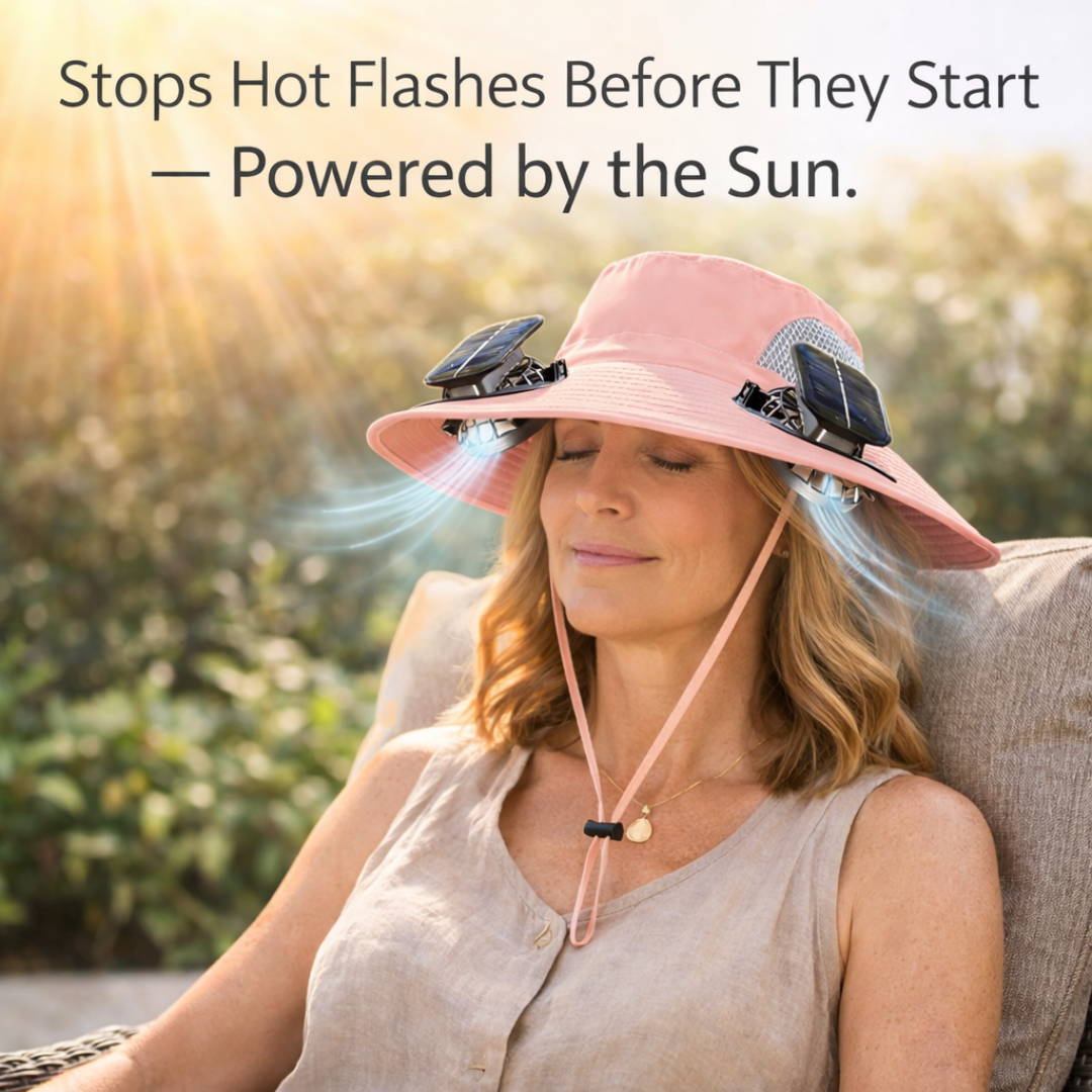Solar Cooling Hat