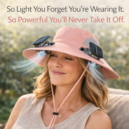 Solar Cooling Hat
