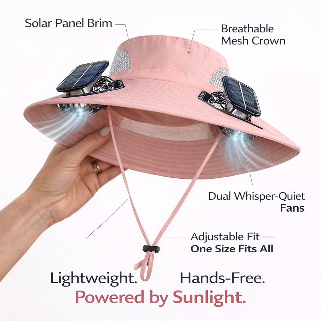 Solar Cooling Hat