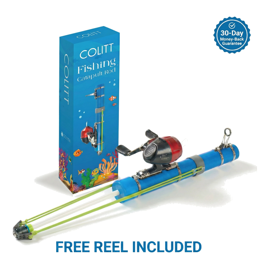 Catapult fishing rod + reel kit